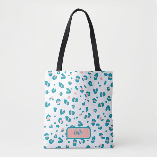 Farbiges Leopard-Muster Tasche (Vorderseite)
