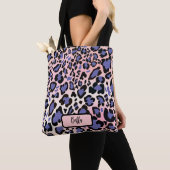 Farbiges Leopard-Muster Tasche (Von Nahem)