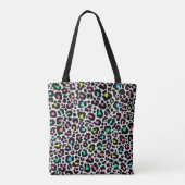 Farbiges Leopard-Muster Tasche (Rückseite)