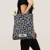 Farbiges Leopard-Muster Tasche (Von Nahem)