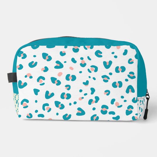 Farbiges Leopard-Muster Waschbeutel (Vorderseite)
