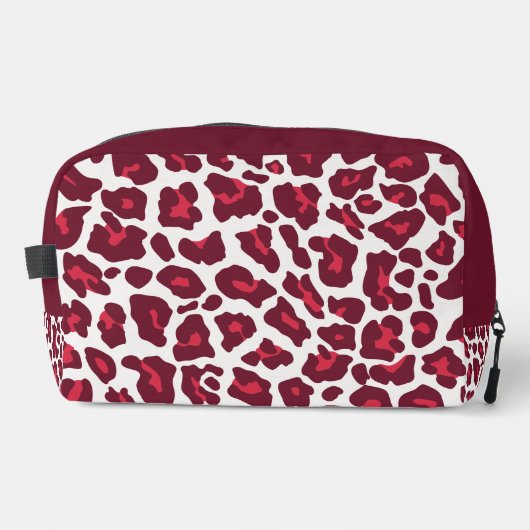 Farbiges Leopard-Muster Waschbeutel (Vorderseite)