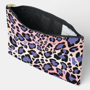 Farbiges Leopard-Muster Zubehörtasche