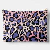 Farbiges Leopard-Muster Zubehörtasche (Rückseite)