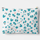 Farbiges Leopard-Muster Zubehörtasche (Rückseite)