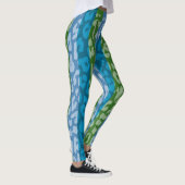 Farbiges Leopard-Skin-Muster #14 Leggings (Rechts)
