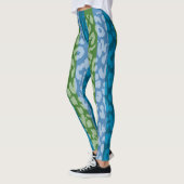 Farbiges Leopard-Skin-Muster #14 Leggings (Links)