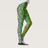 Farbiges Leopard-Skin-Muster #16 Leggings (Rechts)