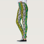 Farbiges Leopard-Skin-Muster #16 Leggings (Links)
