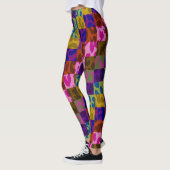Farbiges Leopard-Skin-Muster #24 Leggings (Links)