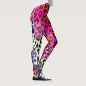 Farbiges Leopard-Skin-Muster #25 Leggings (Rechts)