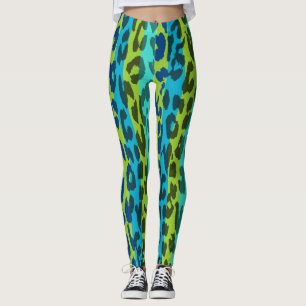 Farbiges Leopard-Skin-Muster #27 Leggings