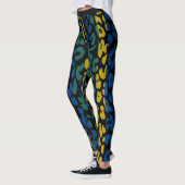 Farbiges Leopard-Skin-Muster #9 Leggings (Links)
