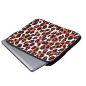 Farbiges Leopardenmuster: Nahtloses Design. Laptopschutzhülle (Vorne Knopf)