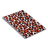 Farbiges Leopardenmuster: Nahtloses Design. Notizblock (Rechte Seite)