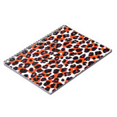 Farbiges Leopardenmuster: Nahtloses Design. Notizblock (Linke Seite)