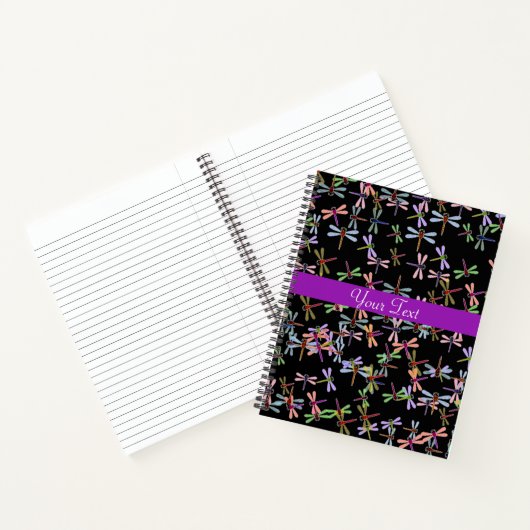 Farbiges Libellen-Notizbuch Notizblock (Innenseite)