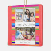 Farbiges Licht 4 Foto Moderne Weihnachten Keramikornament (Links)