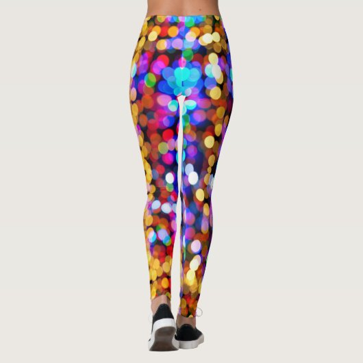Farbiges Lichtmuster Leggings (Rückseite)