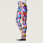 Farbiges Lichtmuster Leggings (Links)