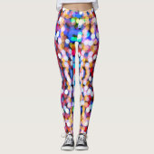 Farbiges Lichtmuster Leggings (Vorderseite)
