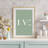 Farbiges Liebe Poster