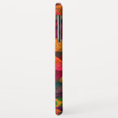 Farbiges Lila Muster Case-Mate iPhone Hülle (Hinten/Links)