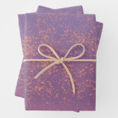 Farbiges Lila und Abstraktes Geschenkpapier Set (Beispiel)