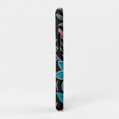 Farbiges Linoprint-Muster Case-Mate iPhone Hülle (Hinten/Rechts)