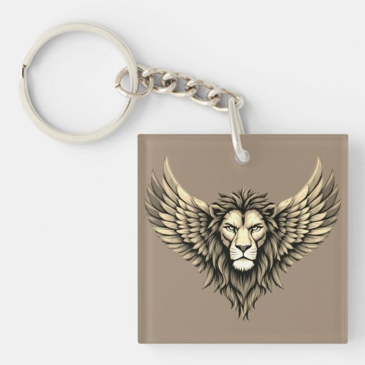 Farbiges Lionheart Schlüsselanhänger (Vorderseite)