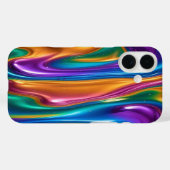 Farbiges Liquid #4 - iPhone 16 Hüllen (Rückseite (Horizontal))