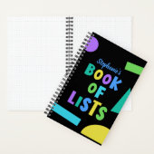 Farbiges Listbuch Notizblock (Innen)