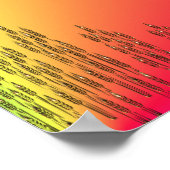 Farbiges Lizard Poster (Ecke)