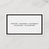 Farbiges Logo für Kamerasymbole Visitenkarte (Rückseite)