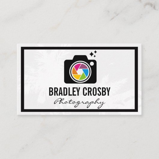 Farbiges Logo für Kamerasymbole Visitenkarte (Vorderseite)