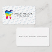 Farbiges Logo für künstlerische Zelte | Smile Patt Visitenkarte (Vorne/Hinten)