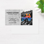 Farbiges Logo für Personal Trainer | Dumbells (Schreibtisch)