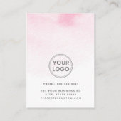 Farbiges Logo Terminkarte (Rückseite)