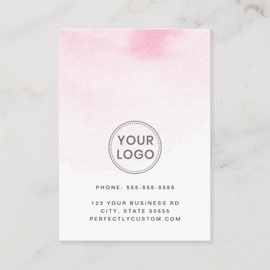 Farbiges Logo Terminkarte (Rückseite)