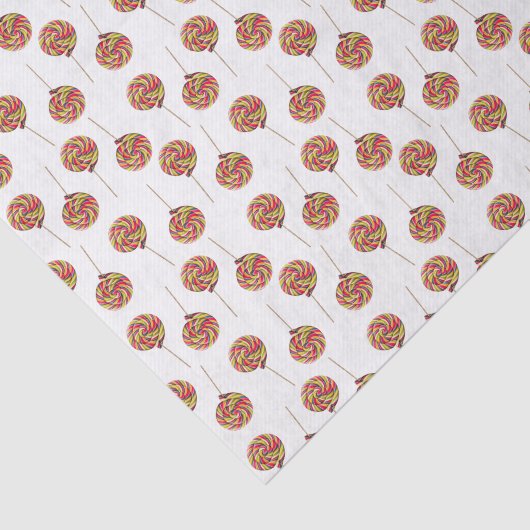 Farbiges Lollipop-Tissue Paper Seidenpapier (Ausschnitt)