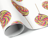 Farbiges Lollipop-Wrapping-Papier für den Swirl Geschenkpapier (Rolleneckpunkt)