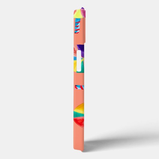 Farbiges Lollipopmuster Case-Mate iPhone Hülle (Rückseite / Rechts)