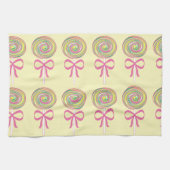 Farbiges Lollipopmuster Handtuch (Horizontal)