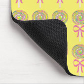 Farbiges Lollipopmuster Mousepad (Ecke)