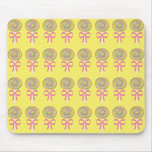 Farbiges Lollipopmuster Mousepad