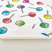 Farbiges Lollipopmuster Sherpadecke (3/4)