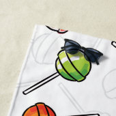 Farbiges Lollipopmuster Strandtuch (Beispiel)