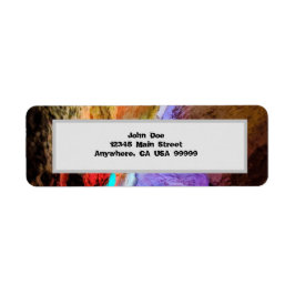 Farbiges Mailing-Label