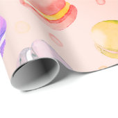 Farbiges Makaronfarbenpapier Geschenkpapier (Rolleneckpunkt)