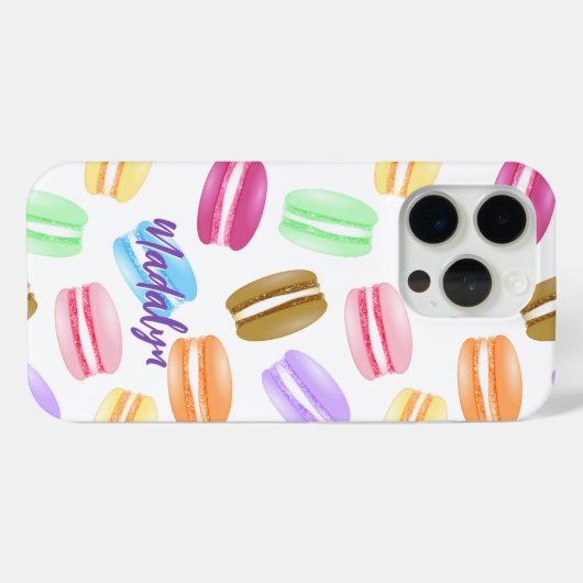 farbiges Makaronmuster Case-Mate iPhone Hülle (Rückseite (Horizontal))